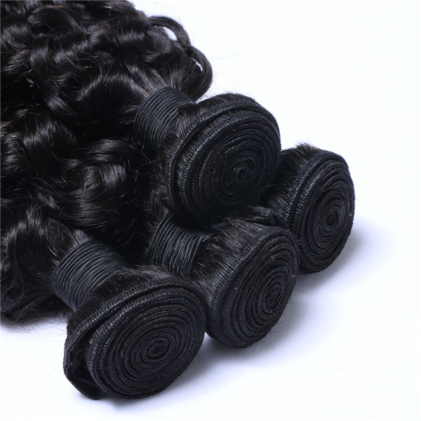 100% human hair nature black afro curly hair weft/weave XS007
